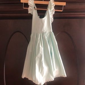 Dollcake mint green halter dress.